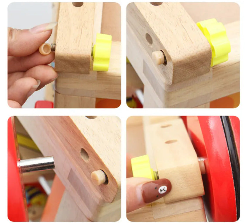 KinderTraum - Montessori Holzperlenlabyrinth