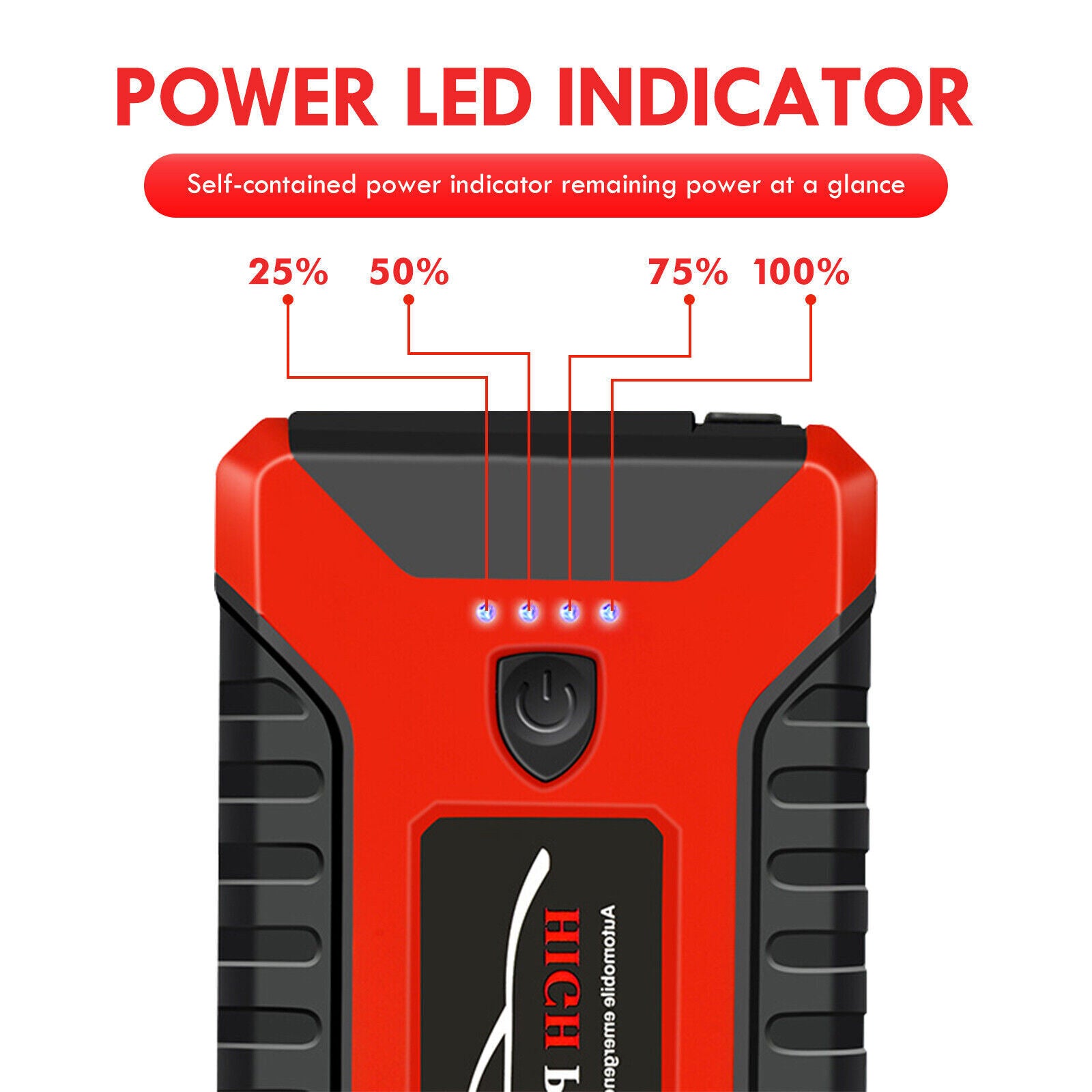 JumpIQ - Tragbares Starthilfegerät 99800mAh