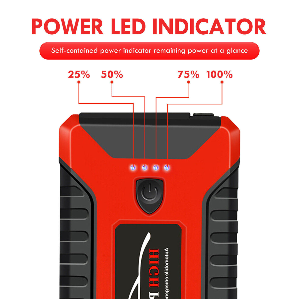 JumpIQ - Tragbares Starthilfegerät 99800mAh