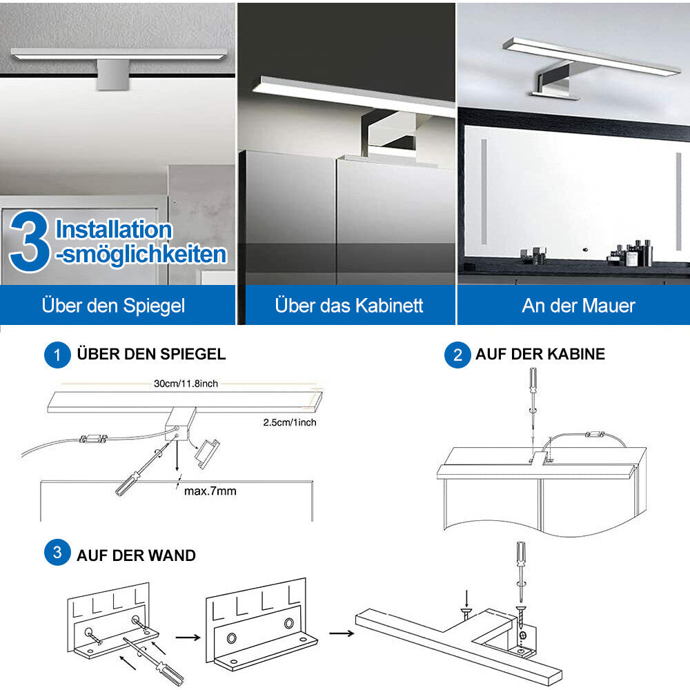 ShineLite Touch - LED-Spiegelleuchte für das Badezimmer