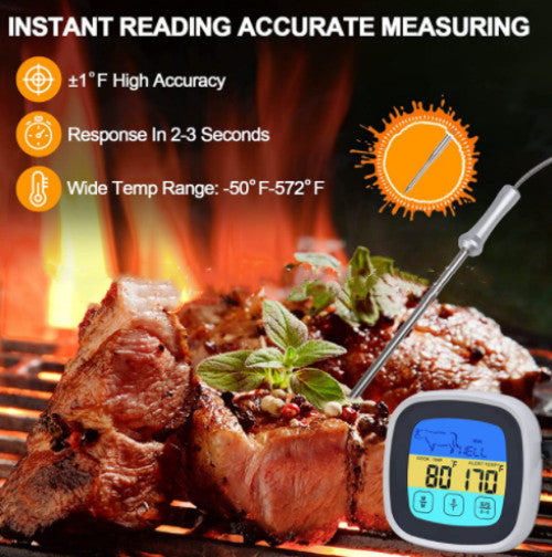BBQPoint Touch – Digitales Grillthermometer