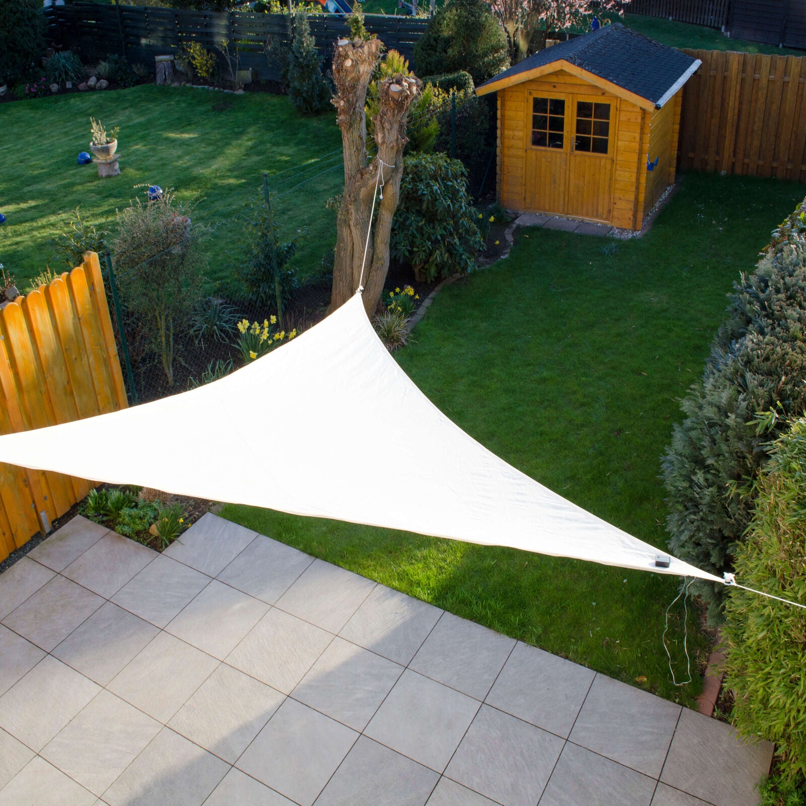 GlowShade Triangle - LED-Sonnensegel