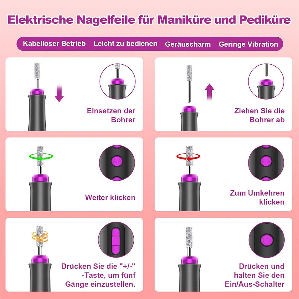 GlamEdge - Elektrischer Nagelbohrer