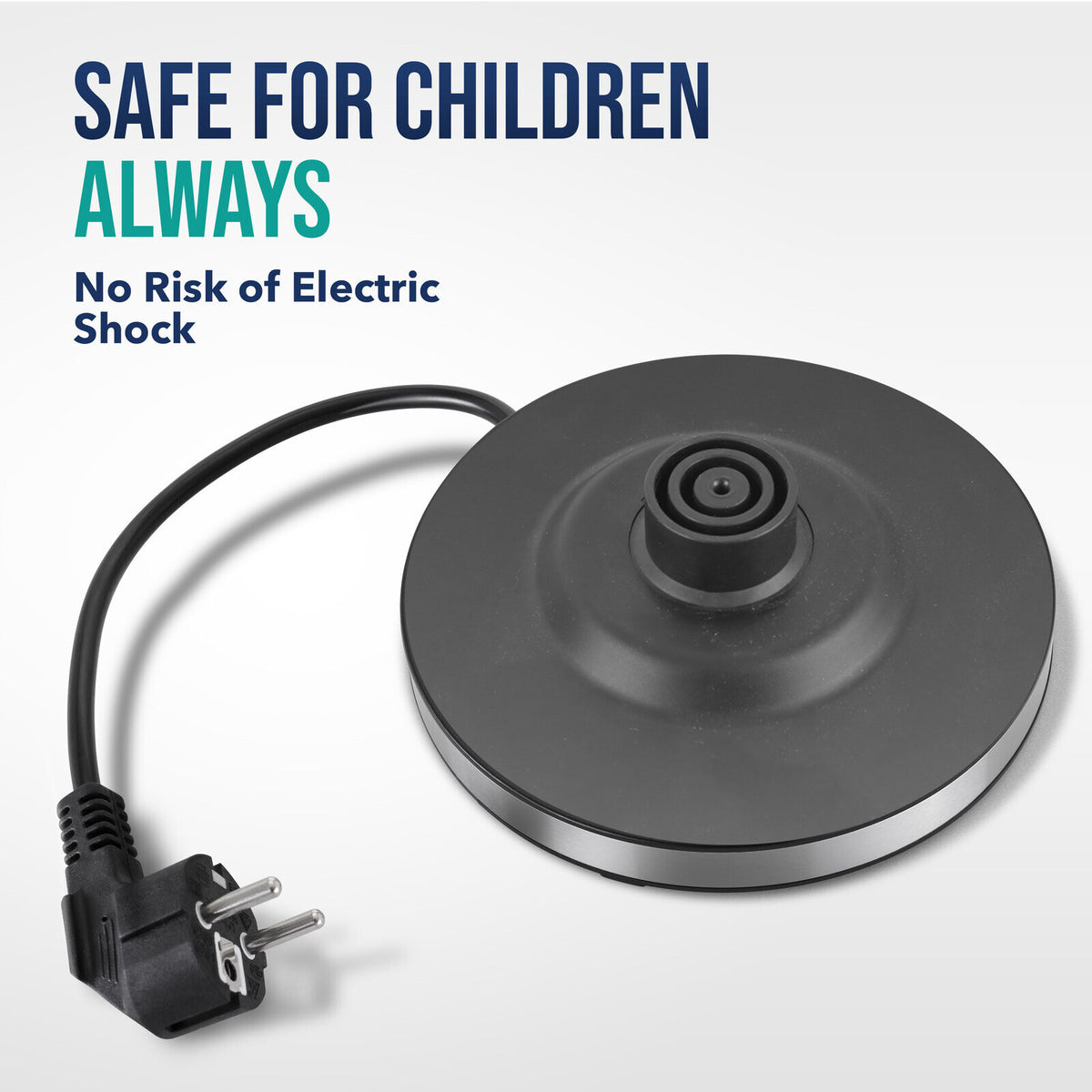 CrystalGlow - Elektrischer Wasserkocher aus Glas 2L