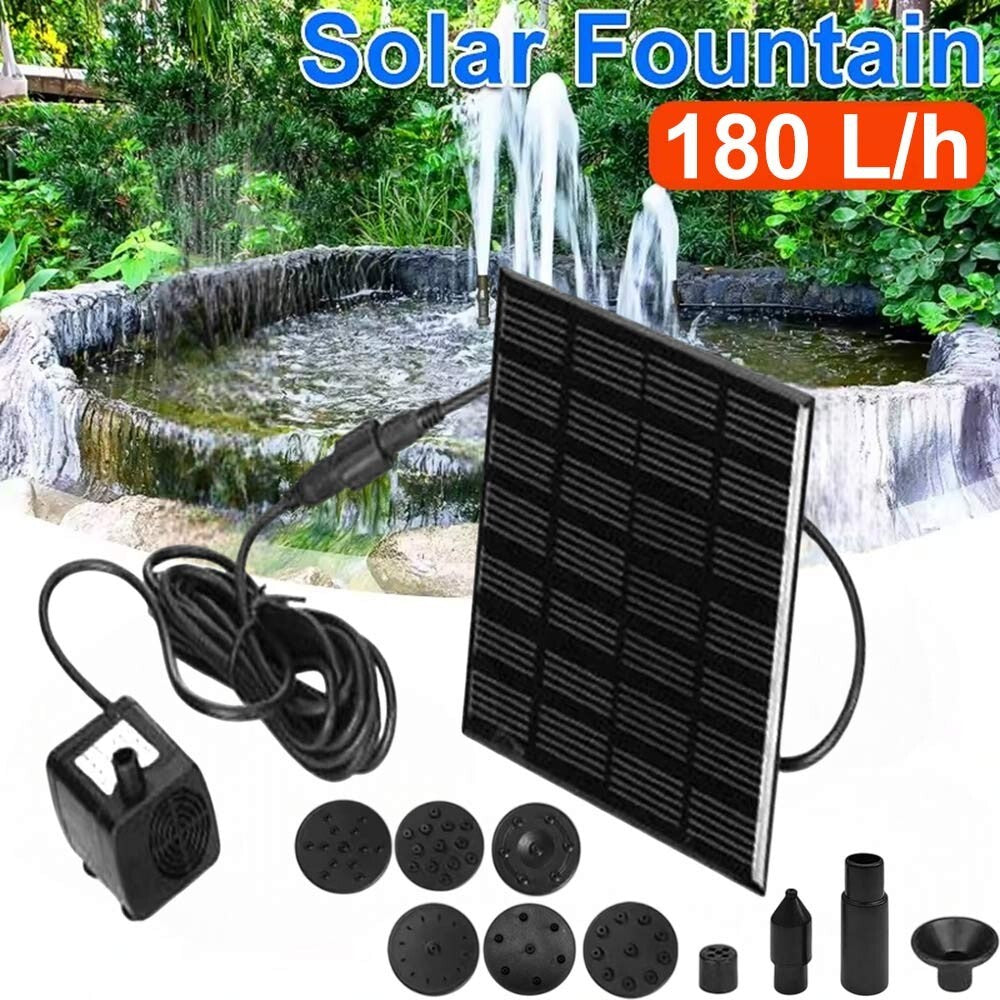 SunBloom Jet - Solarbetriebene Wasserfontäne