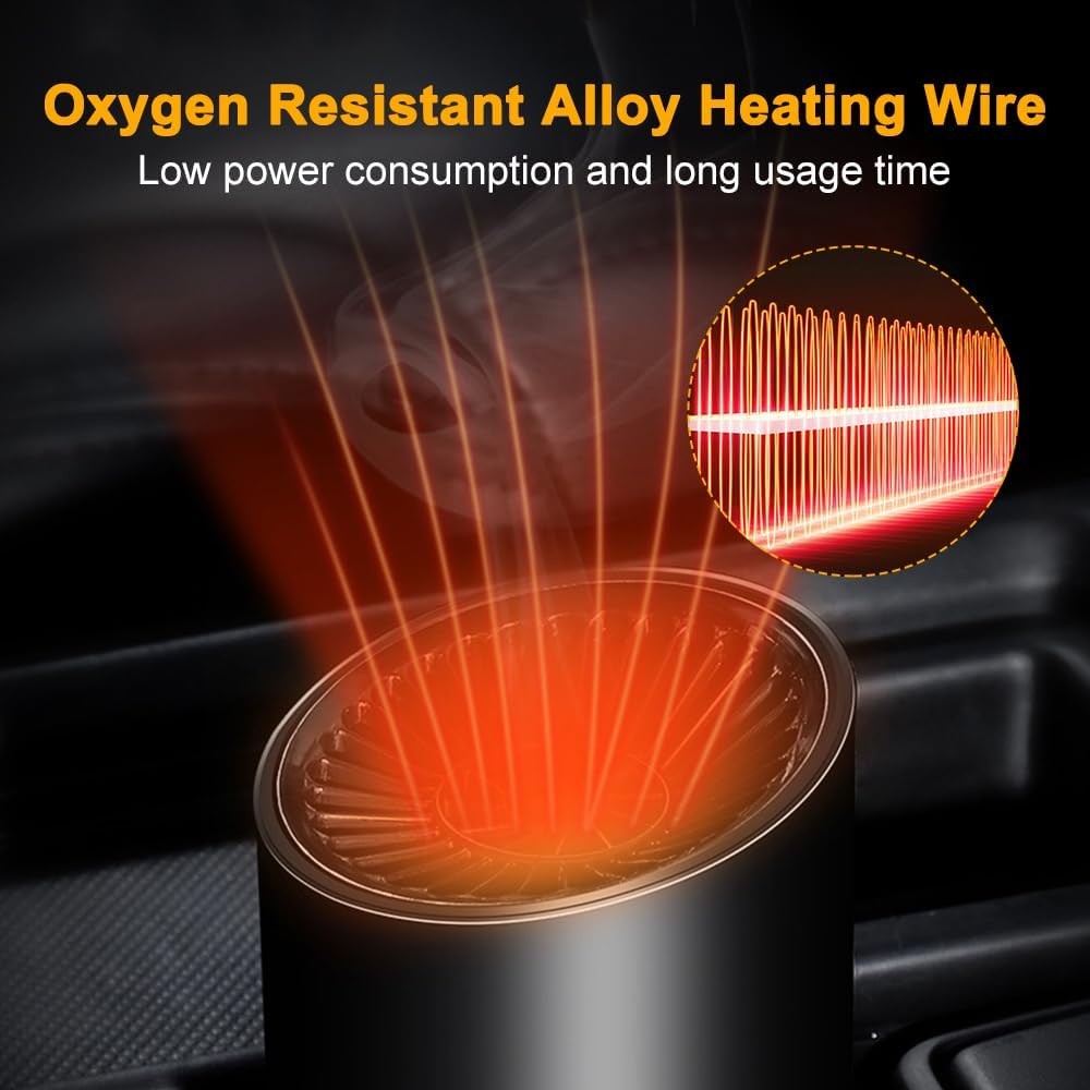 KlarSicht - Tragbare Autoheizung &amp; Kühlventilator