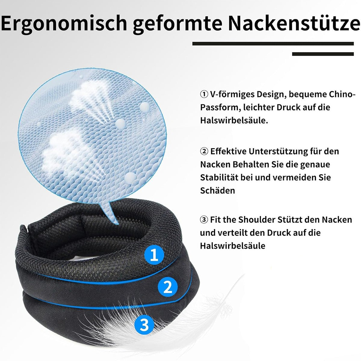 SleepSure – Anti-Schnarch-Nackenstütze