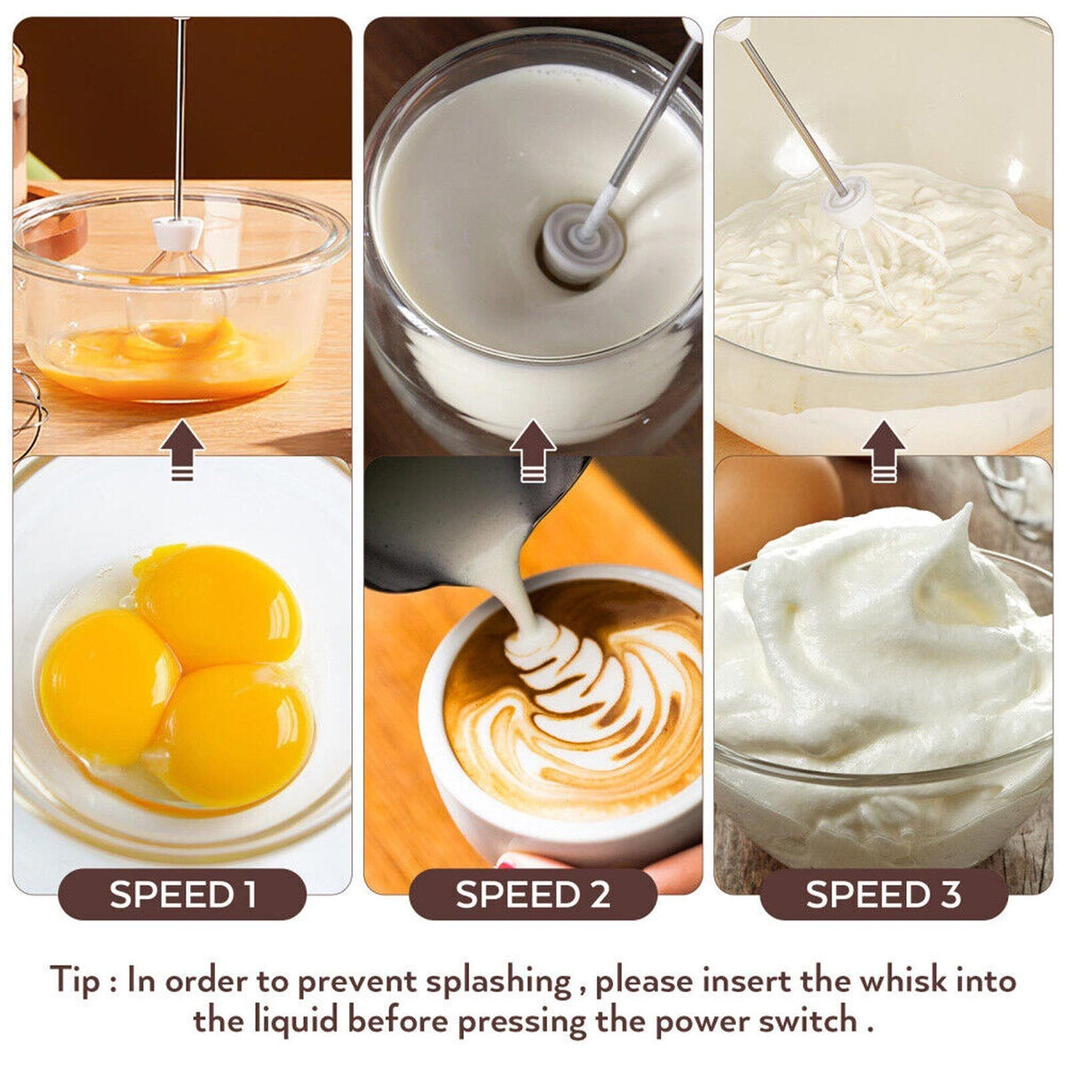 FrothyHome - Elektrischer Milchaufschäumer