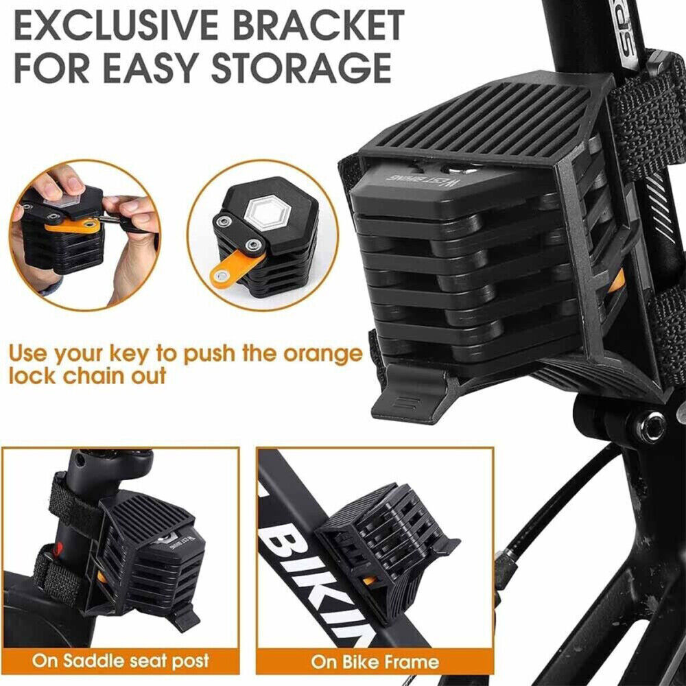FlexLatch - Klappbares Fahrradschloss