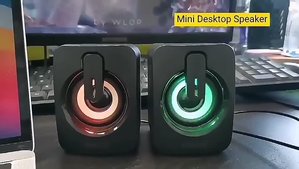 BassLight - USB Kabelgebundene Computerlautsprecher