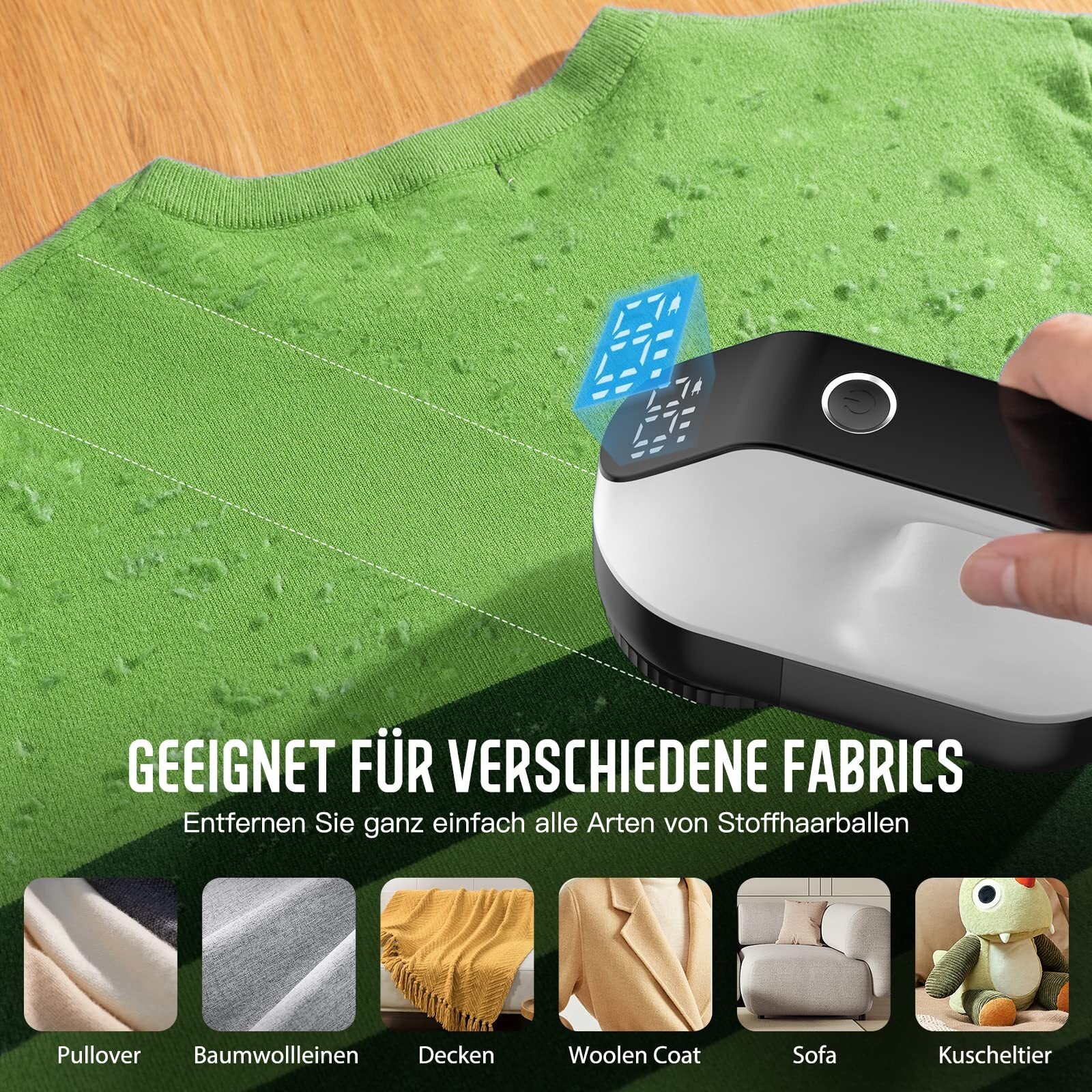 FreshWear – Elektrischer Fusselentferner für Textilien