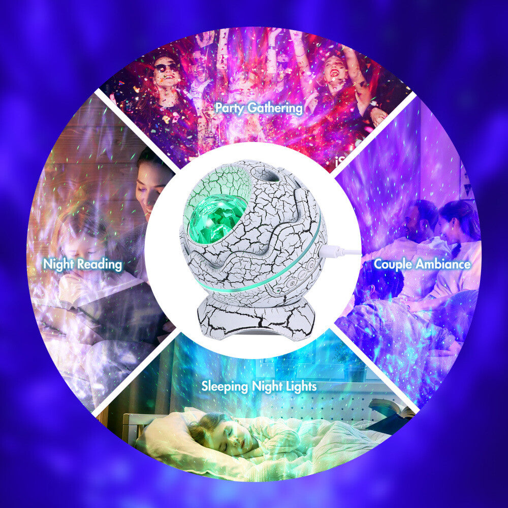 StarNest Light - Dinosaurier-Ei-Galaxie-Projektor