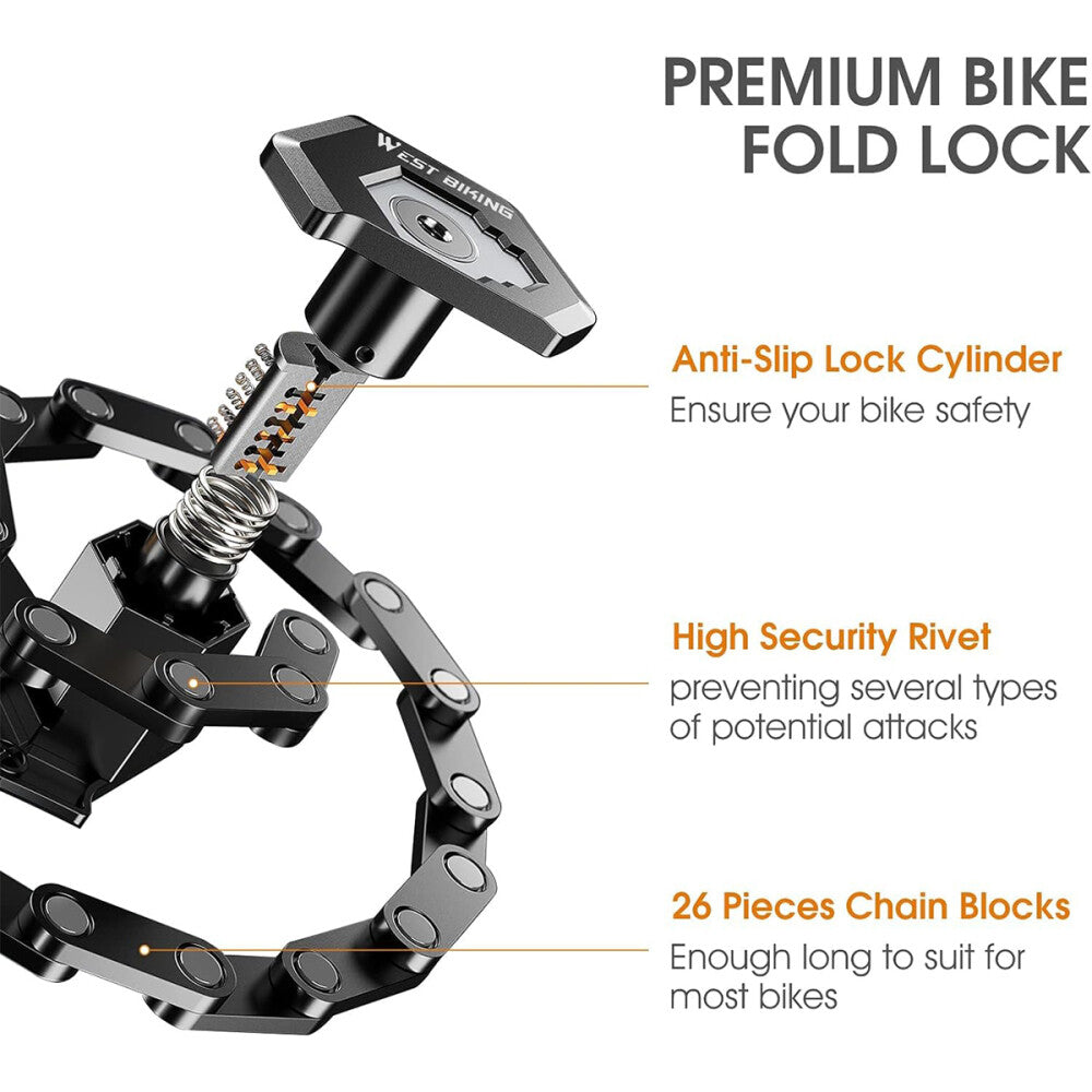 FlexLatch - Klappbares Fahrradschloss