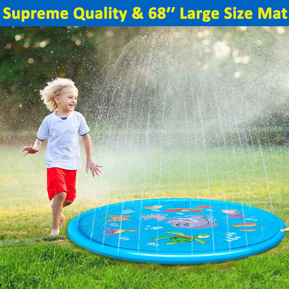 AquaJoy Splash Pad – Wasserspielmatte für Kinder im Freien