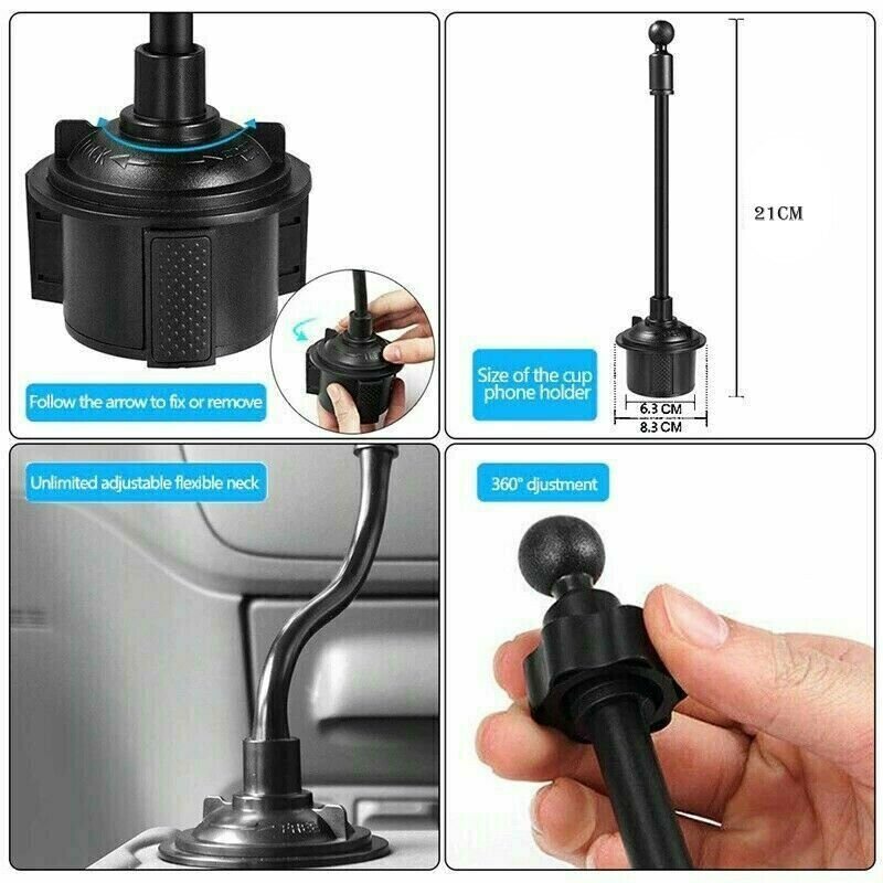 Grip360 Mount - Auto Cup Holder Telefonhalterung