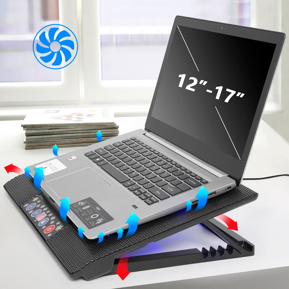 KühlTräger - Laptop Cooling Pad mit 6 Lüftern