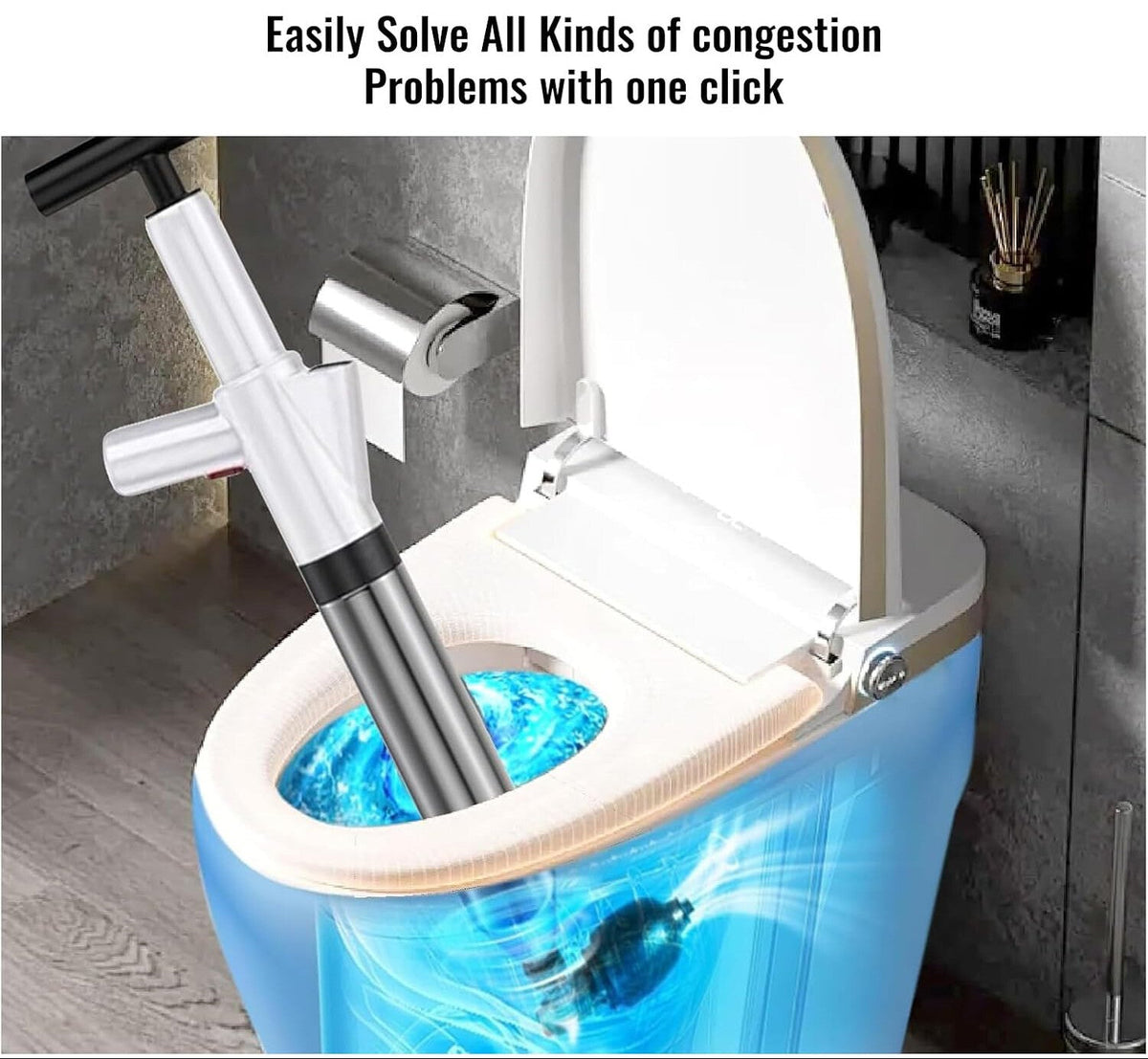 SaugKraft – Hochdruck-Toilettenpümpel