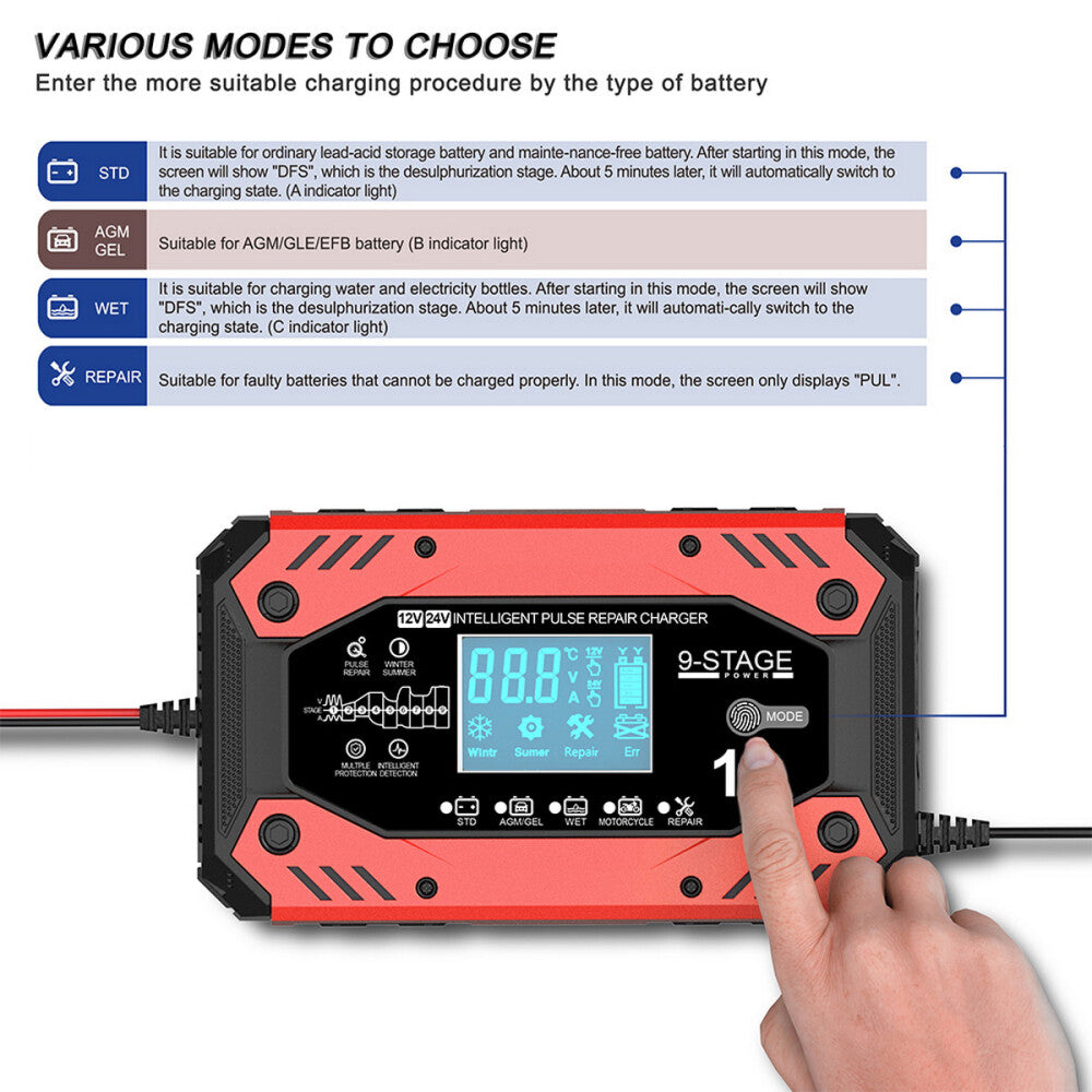 AmpForce - Autobatterie-Ladegerät