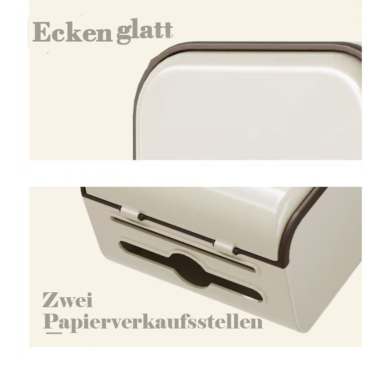 TidyTrove Box - Wandmontierter Tissue-Spender mit Aufbewahrung
