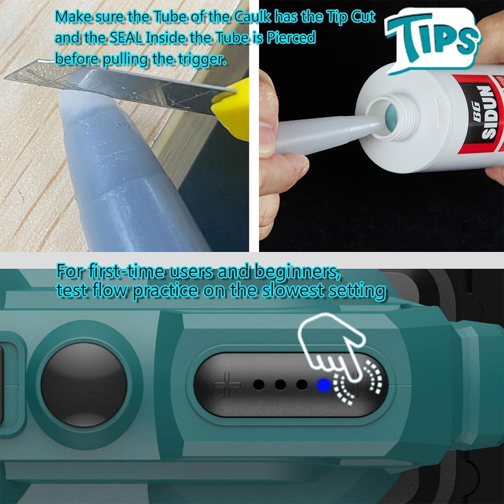 SealRight Max - Kabellose elektrische Kartuschenpistole