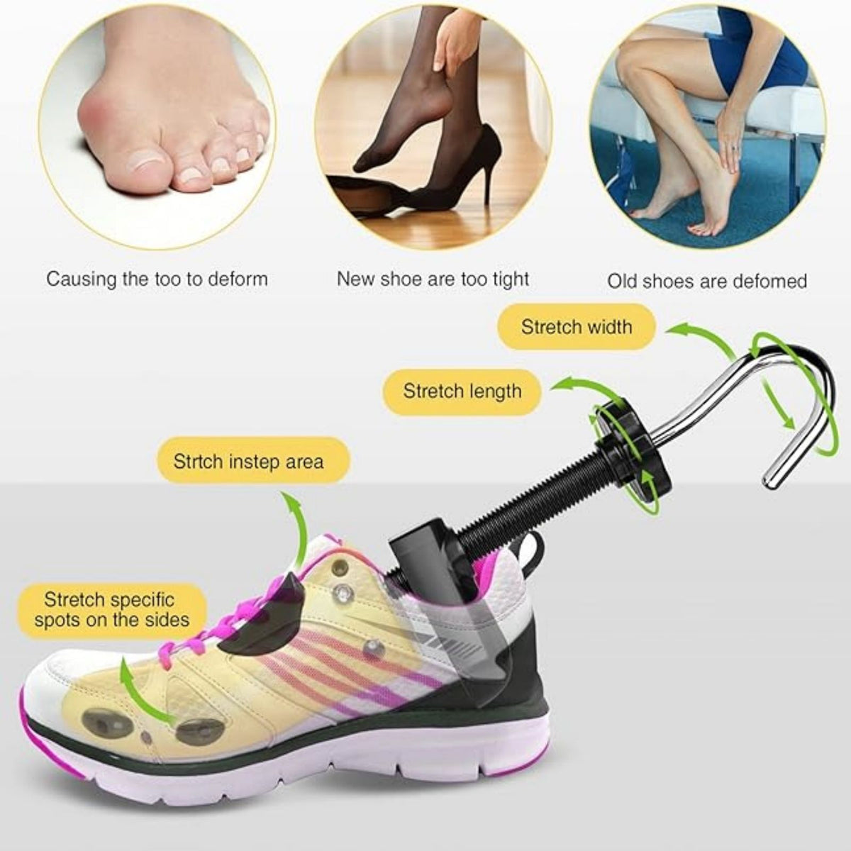 SchuhFit Meister - Verstellbarer Schuhspanner