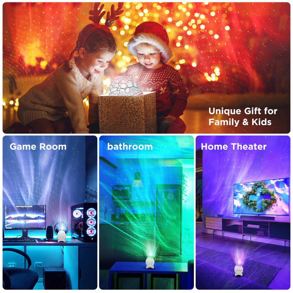 StarNest Light - Dinosaurier-Ei-Galaxie-Projektor