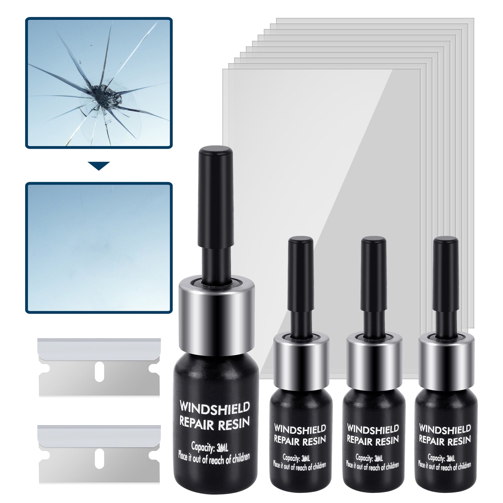 SchnellGlas - Windschutzscheiben-Reparaturset