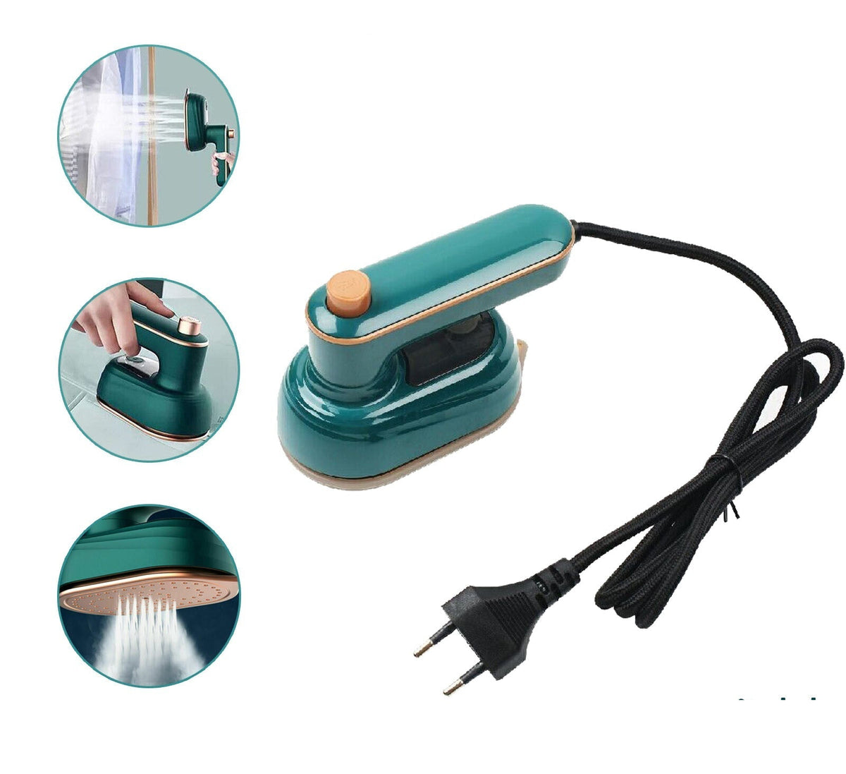 IronSwift - Tragbares Dampfbügeleisen für Kleidung