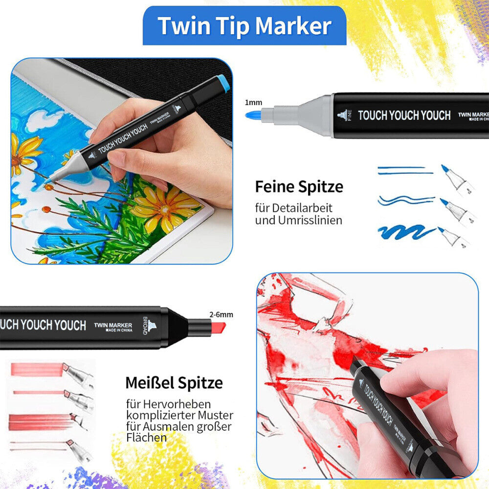 ColorBlend Pro – Alkoholmarker-Set