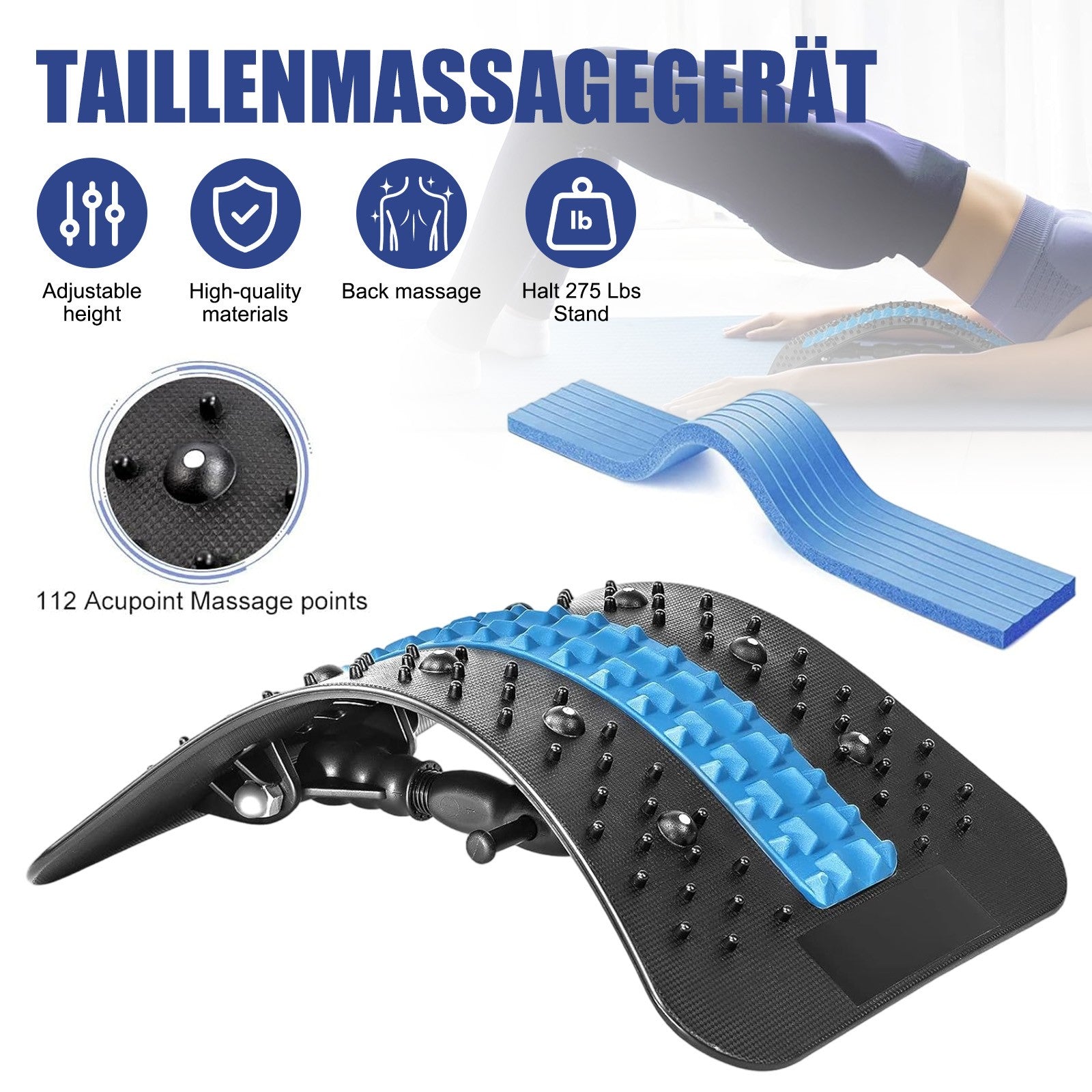 RelaxBogen - Ergonomische Rückenstreckhilfe