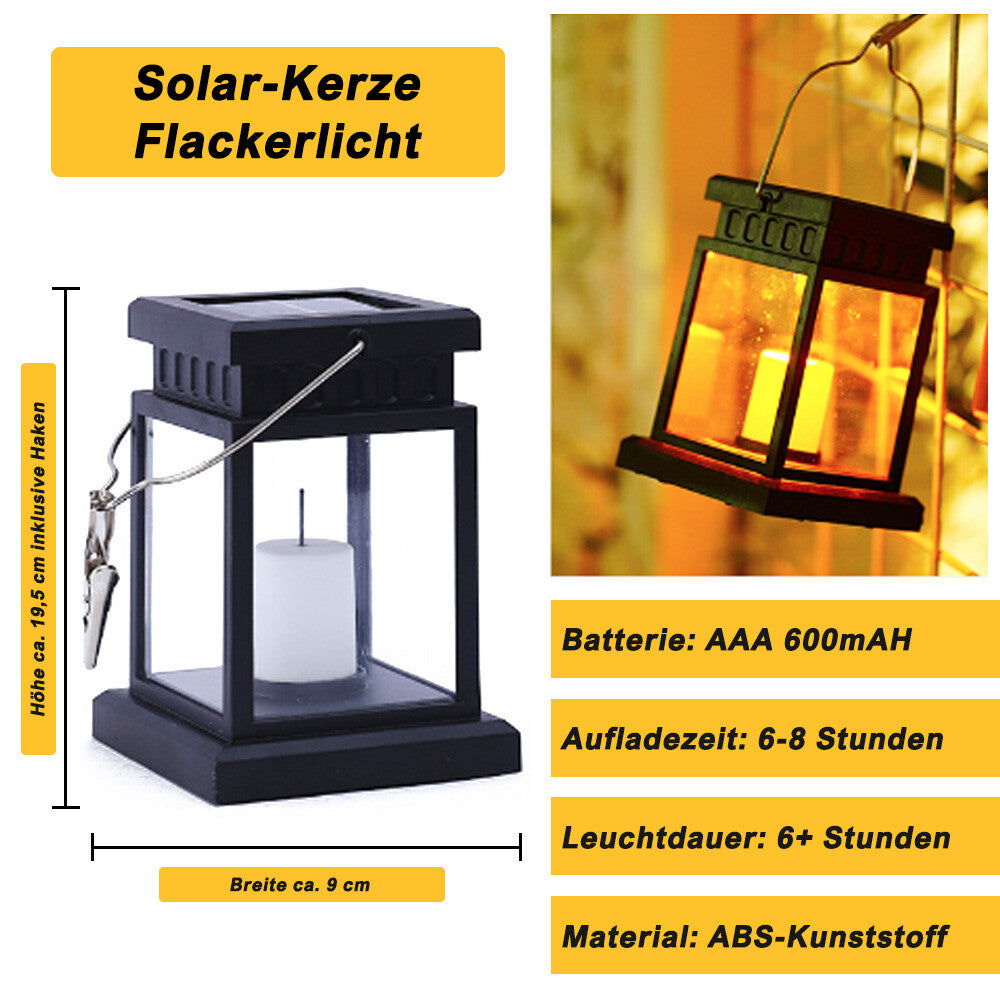 LichtOase – Solar Hängende Kerzenlaternen