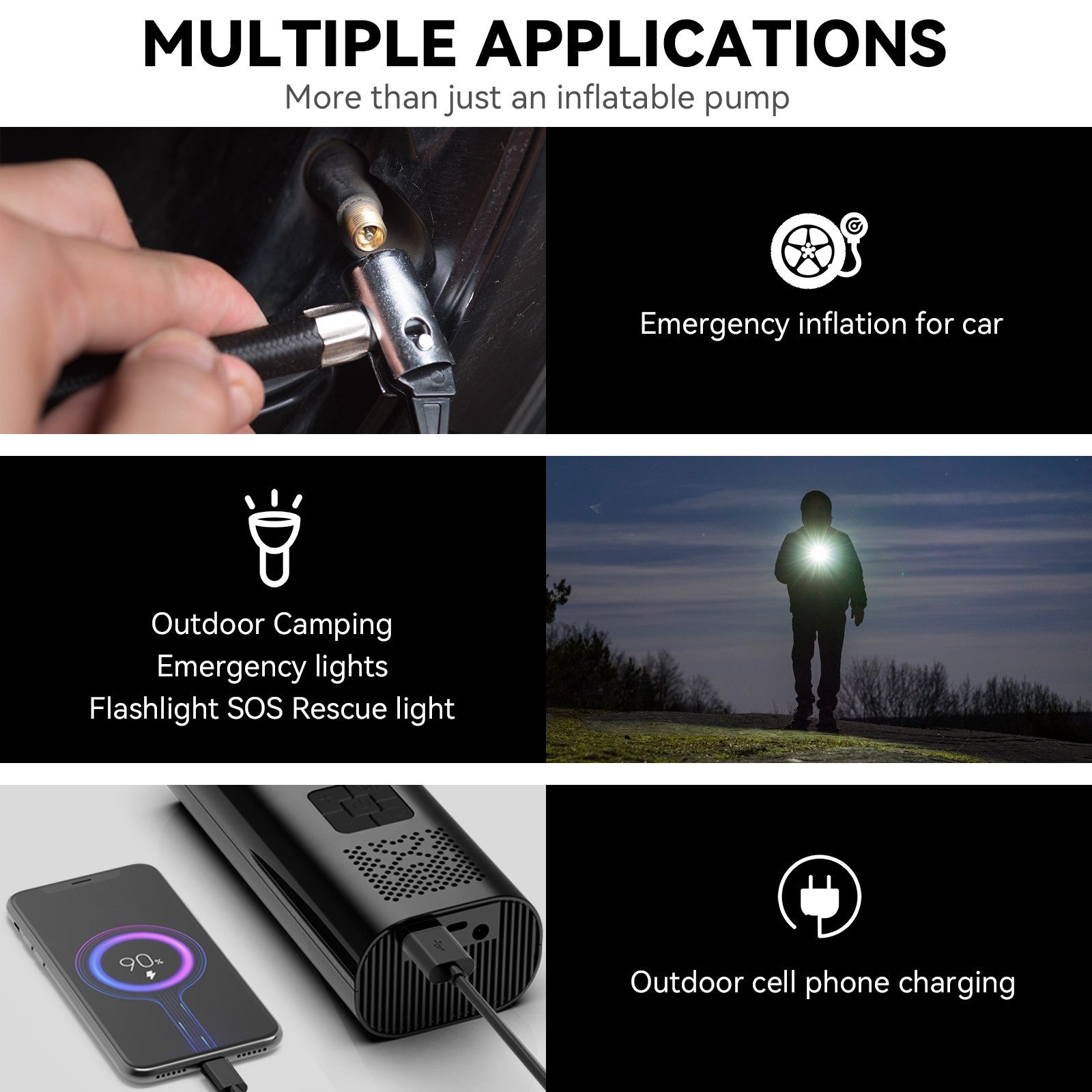 Airnity - Kabelloser Tragbarer Luftkompressor