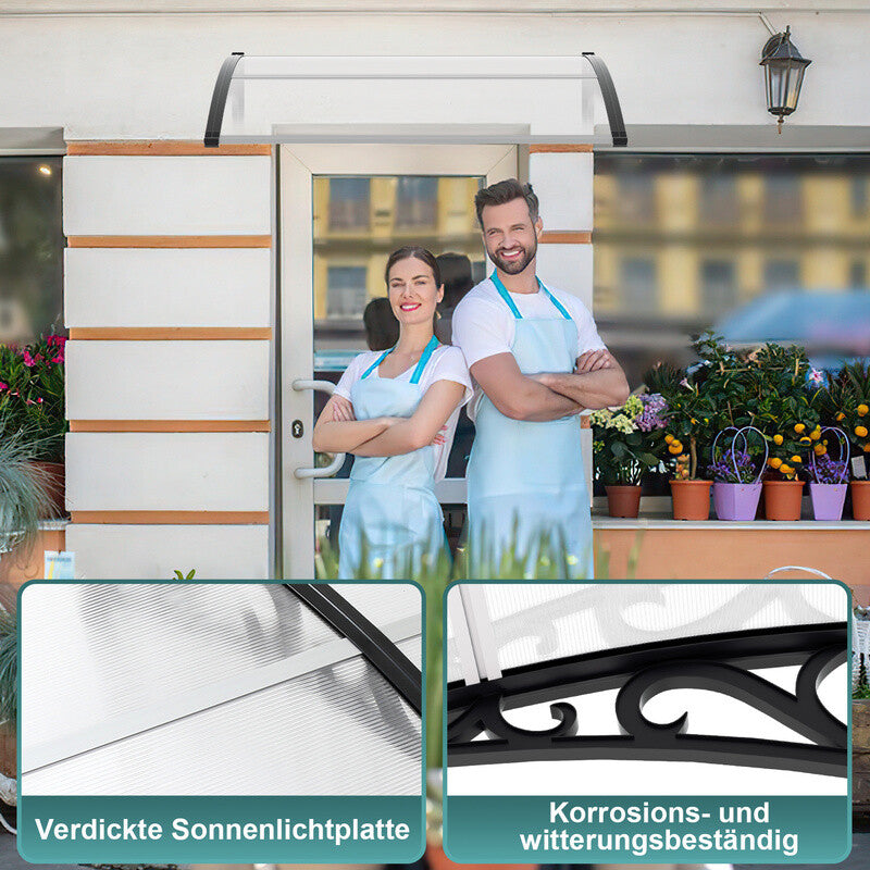 ClearShield Canopy - Wetterschutz Vordach für Haustür