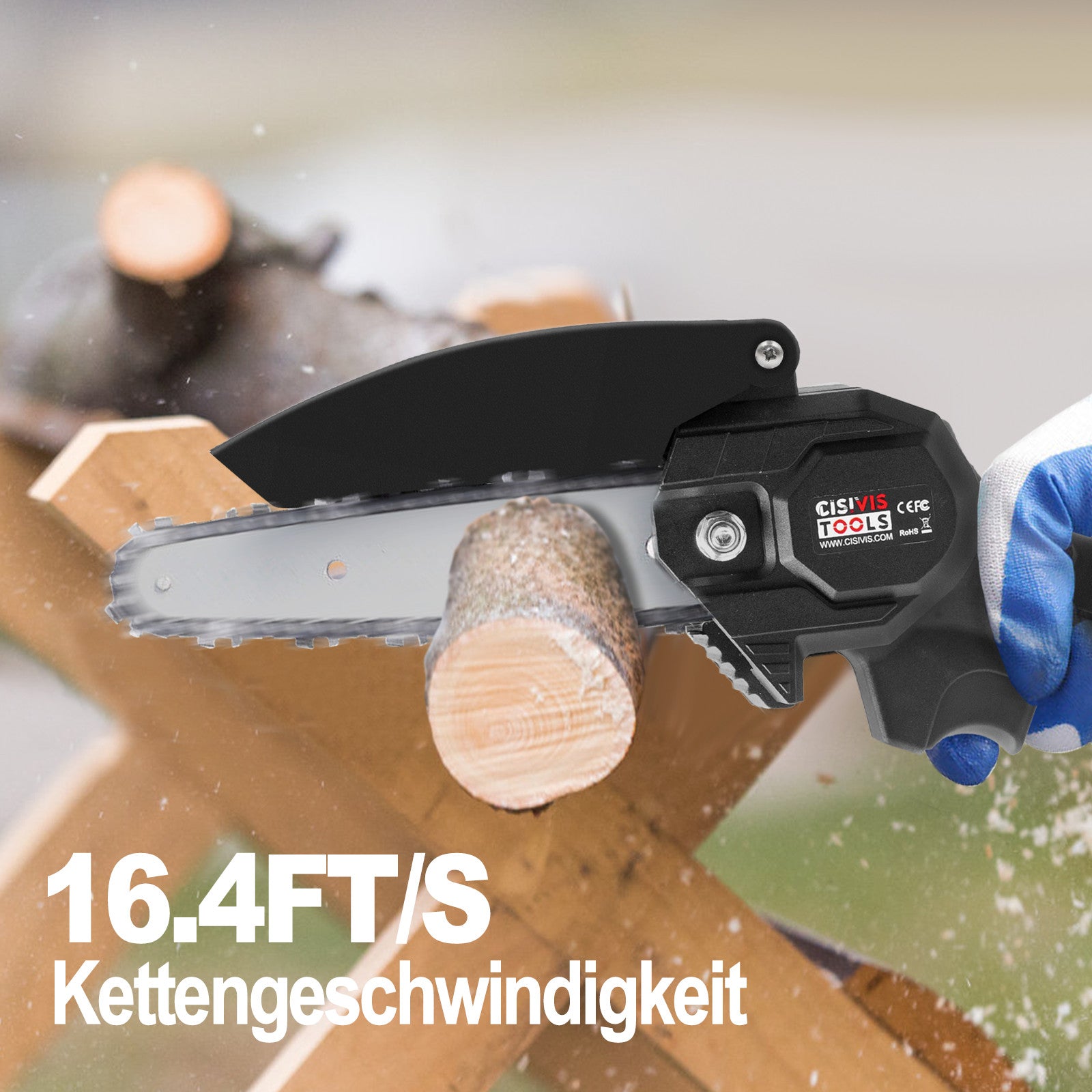 EcoSaw Max – Akku-Elektrokettensäge