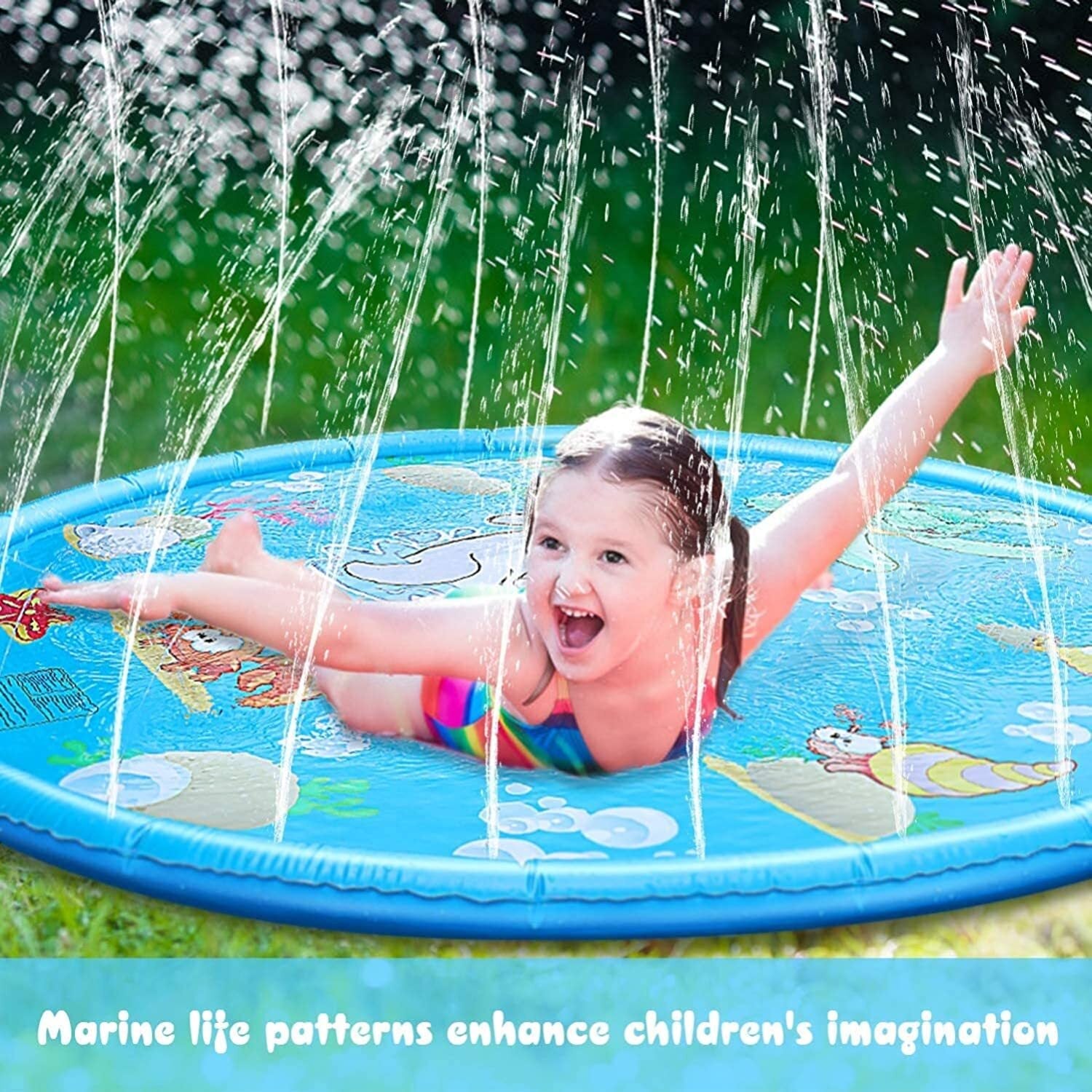 AquaJoy Splash Pad – Wasserspielmatte für Kinder im Freien