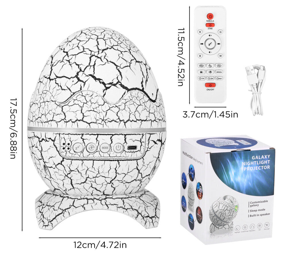 StarNest Light - Dinosaurier-Ei-Galaxie-Projektor