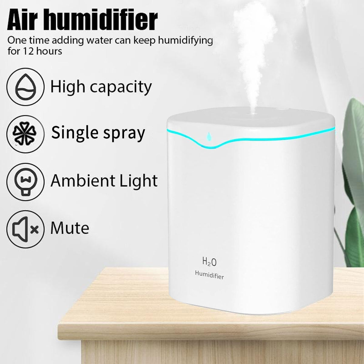 MistyDrop - Tragbarer Nebel-Luftbefeuchter