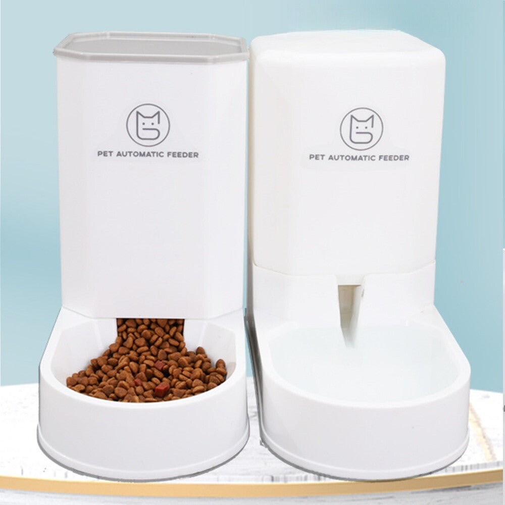 PawFlow Duo - Automatische Katzennahrung und Wasserspender