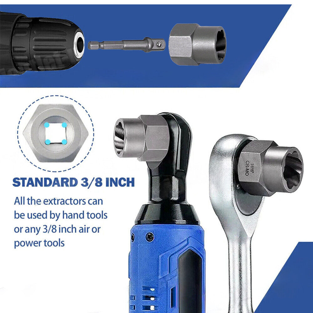 NutGone - Set zum Entfernen von beschädigten Schraubenmuttern