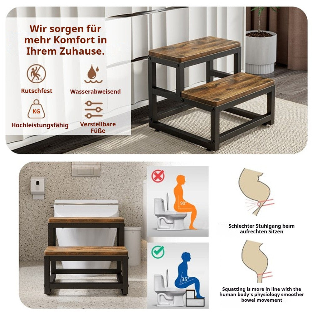 ZweiSchritt – Holzhocker für Kinder