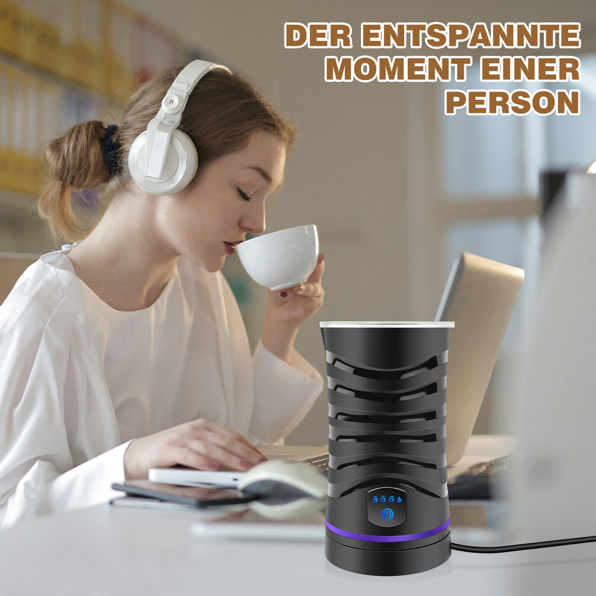 FrothMist - Automatischer Milchaufschäumer und Milchwarmer