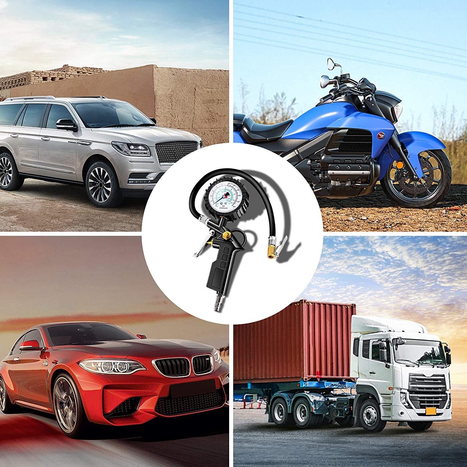 ReifenFit – Hochwertiger Reifenfüller mit Manometer