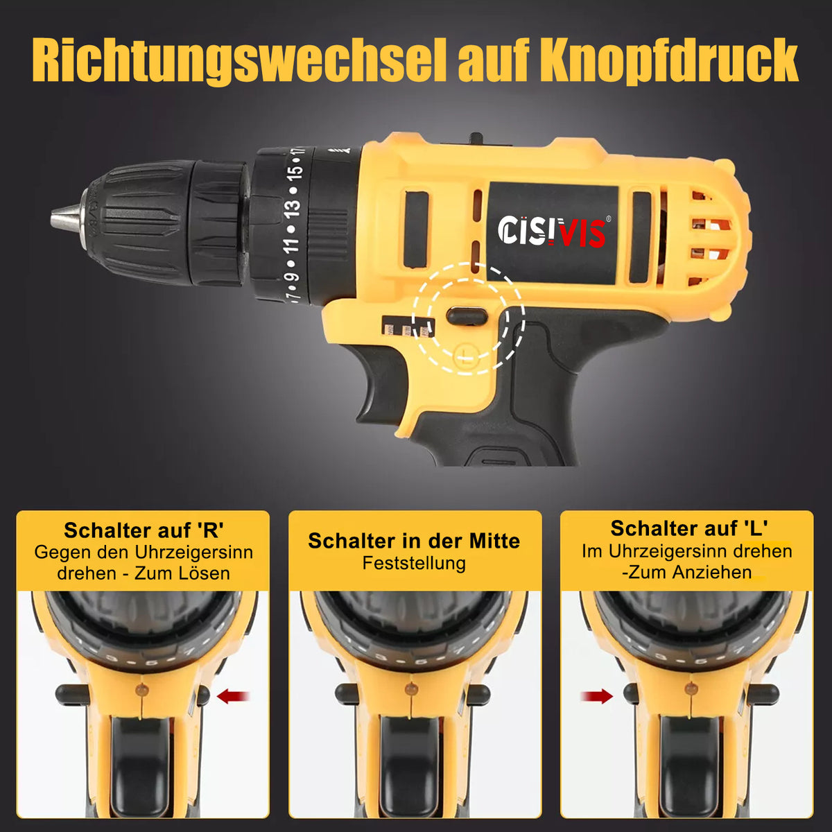 DrillForce - Akku Bohrschrauber 21V
