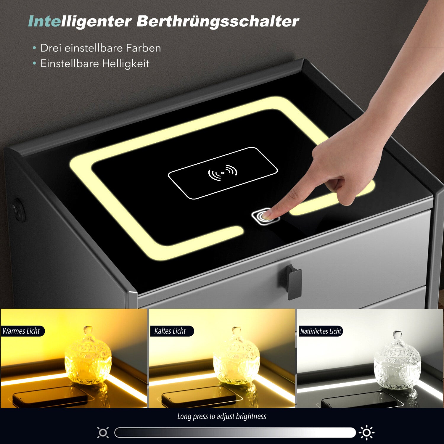 SmartCharge – Nachttisch