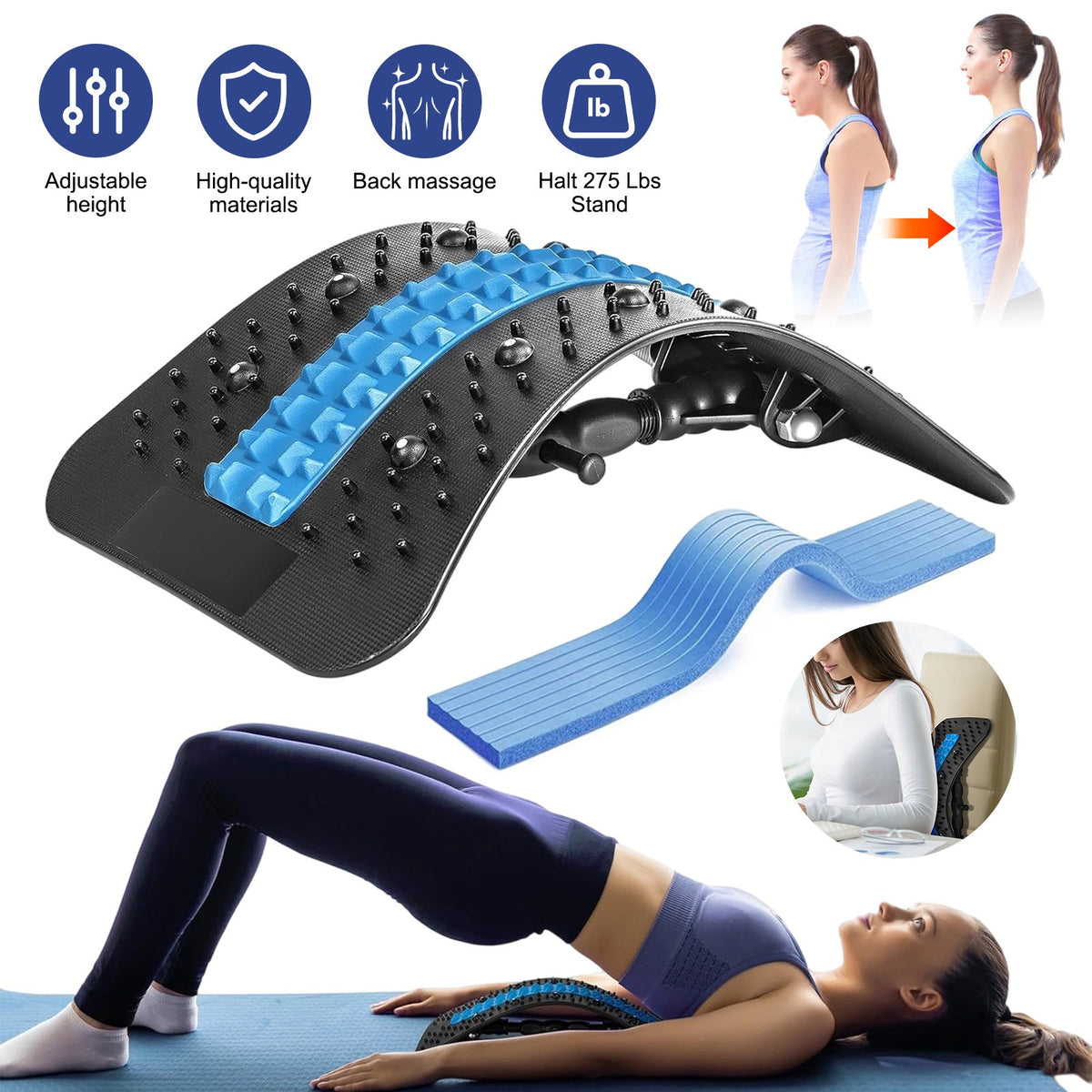 RelaxBogen - Ergonomische Rückenstreckhilfe