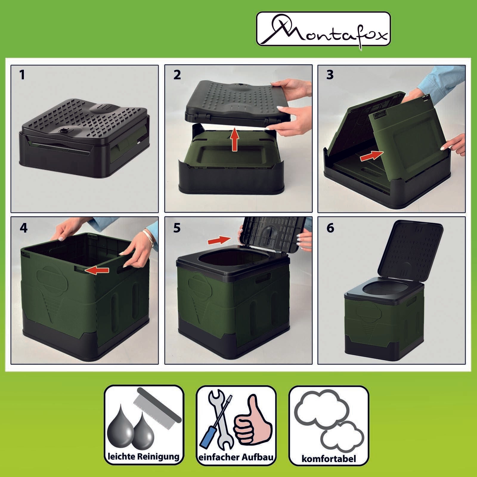 TripGo FoldSeat - Tragbare Campingtoilette