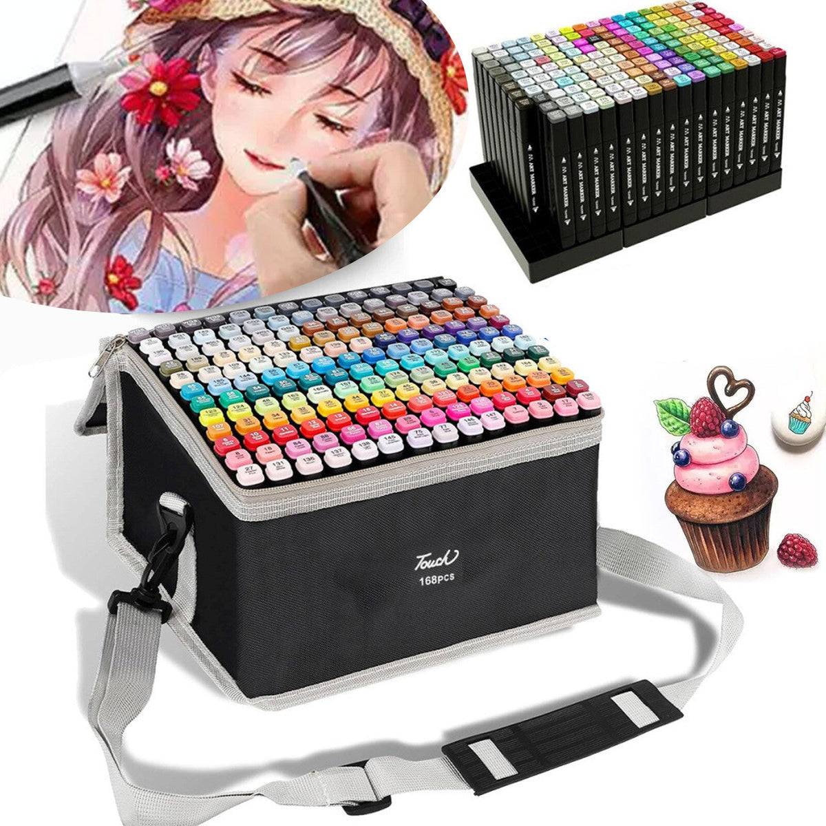 ColorBlend Pro – Alkoholmarker-Set