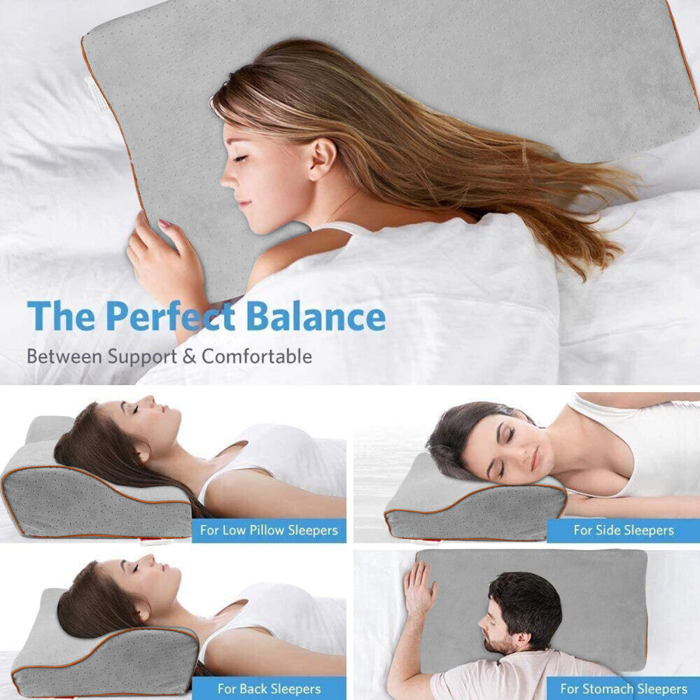 SpineCloud-Kissen – Orthopädisches Nackenstützkissen