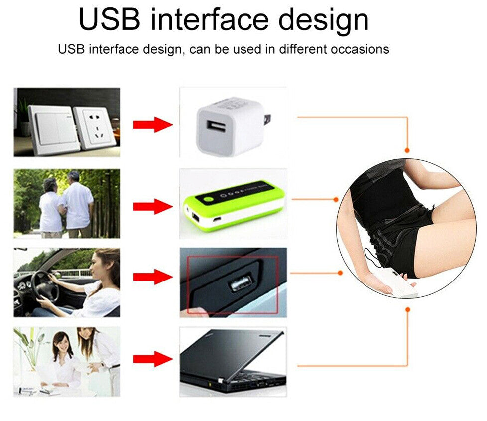 SanftHeiz - USB Heizgürtel für den Rücken
