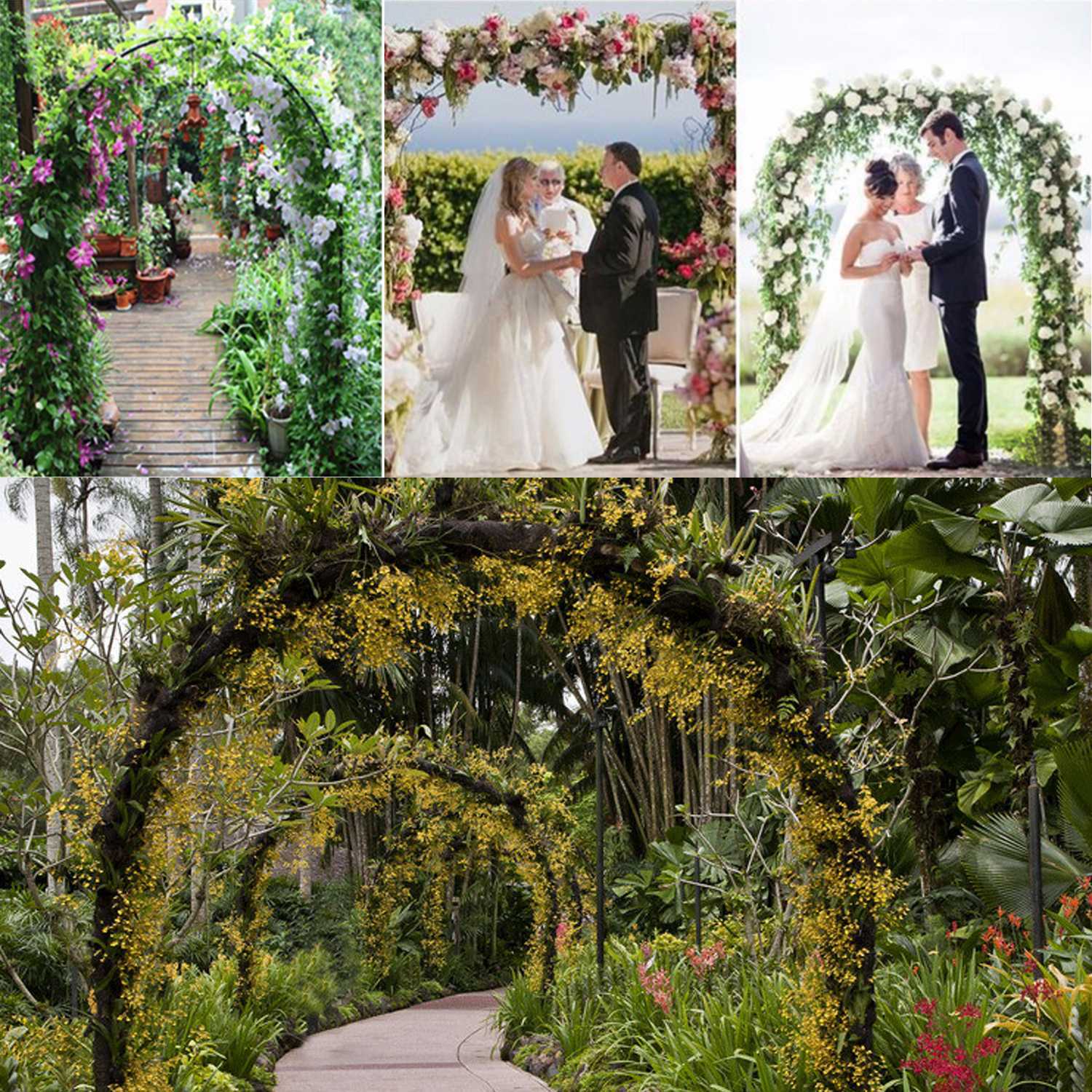 GardenBloom Arch - Rosenbogen Garten Metall